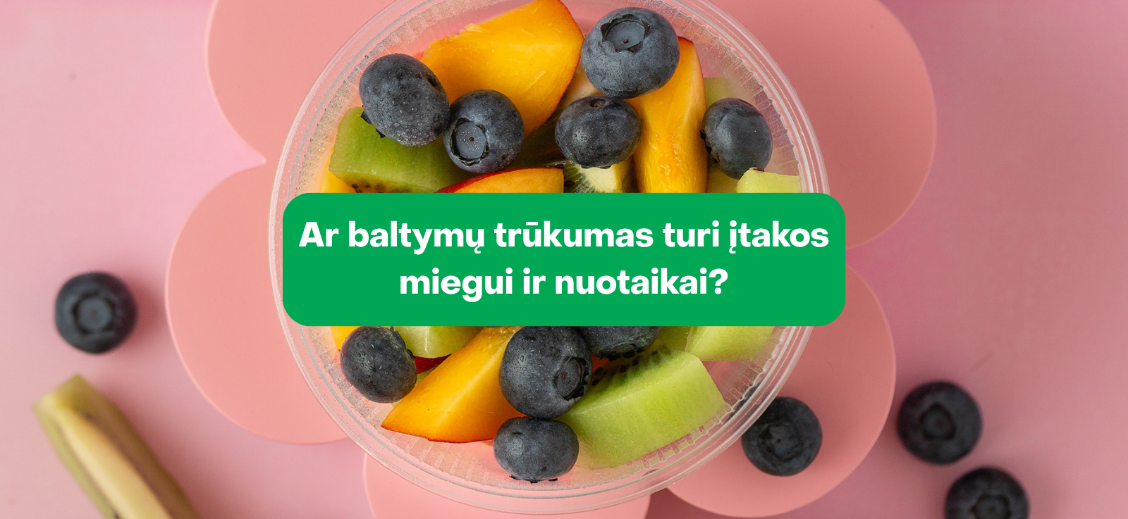 Ar baltymų trūkumas turi įtakos miegui ir nuotaikai?