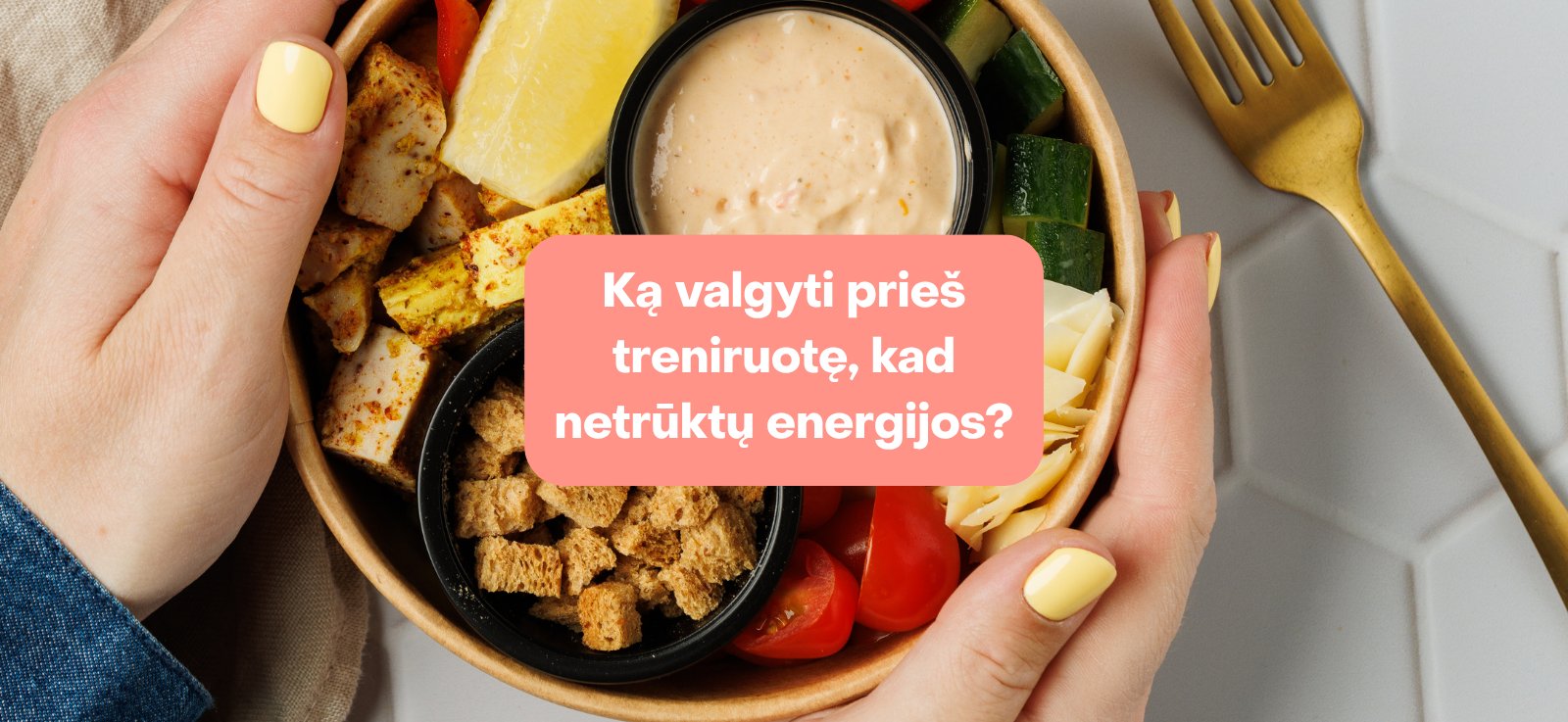 Ką valgyti prieš treniruotę, kad netrūktų energijos?